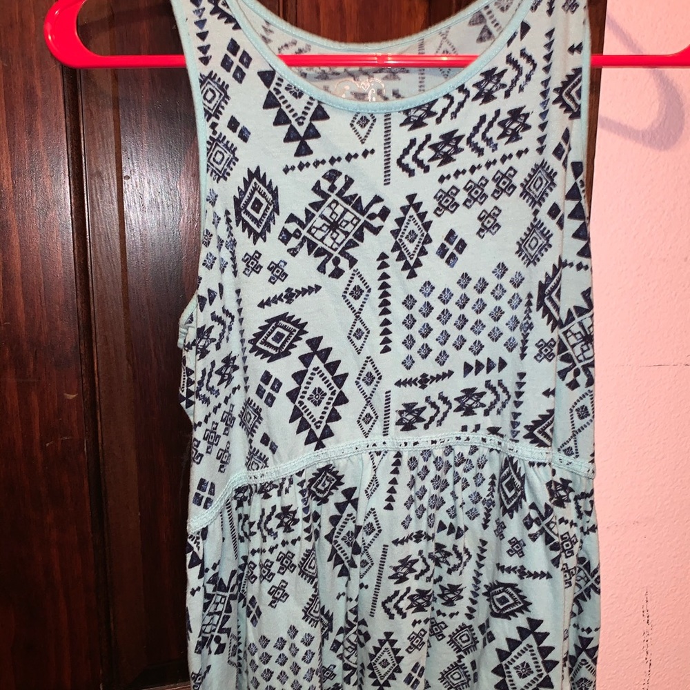 Justice blue, flare top
